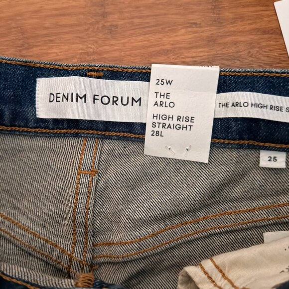 Aritzia Denim Forum Denim Forum The Arlo Hi-rise Straight Jean - Picture 5 of 7
